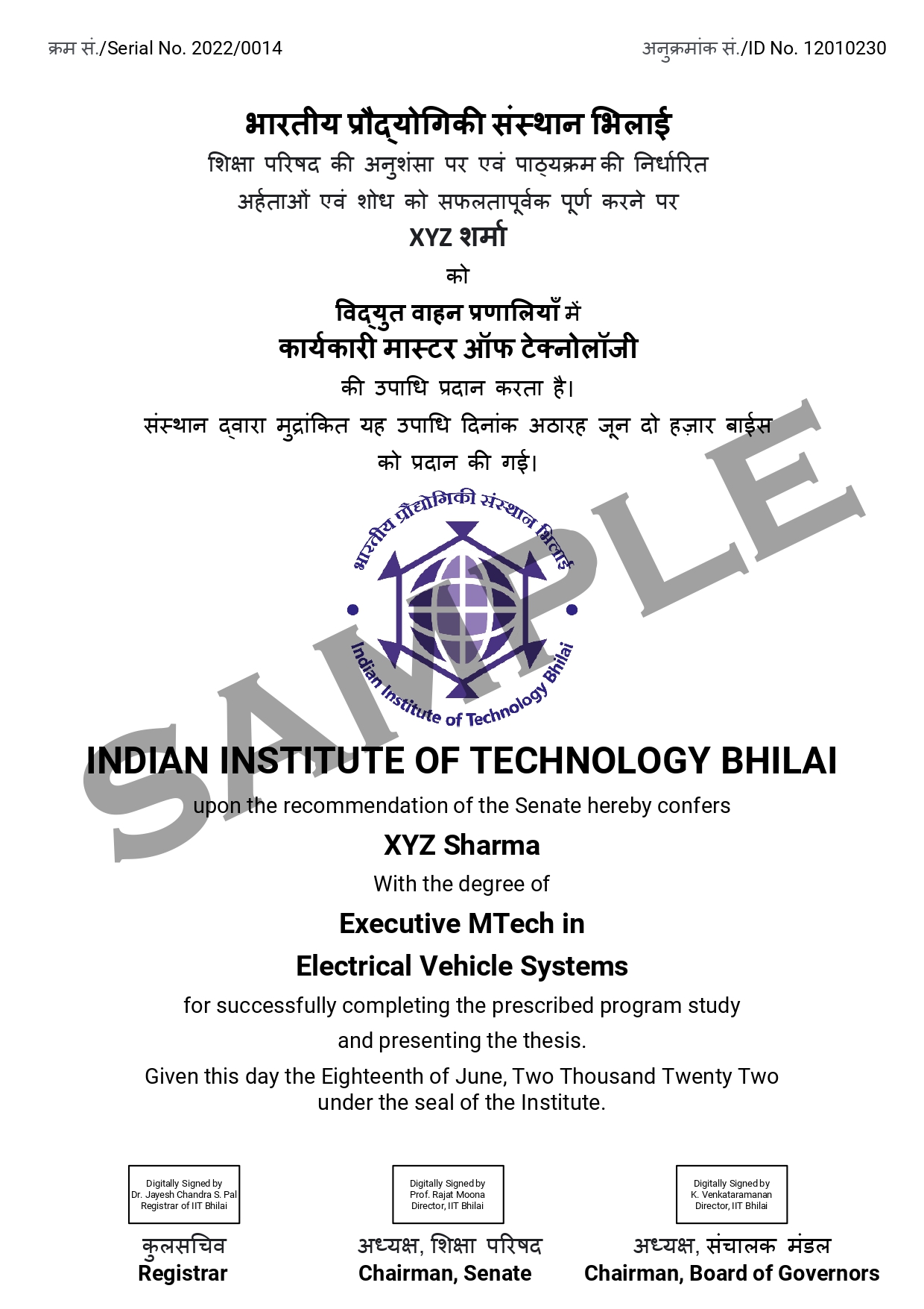 Executive M.Tech in
                     Data Science & Data Analytics