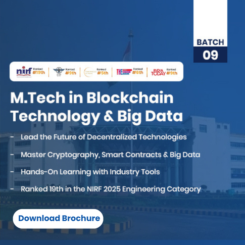 M.Tech in Blockchain Technology and Big Data Mobile Banner