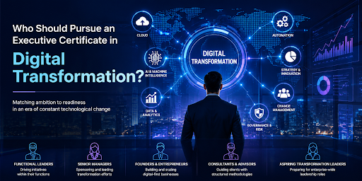 Who Should Pursue an Executive Certificate in Digital Transformation?